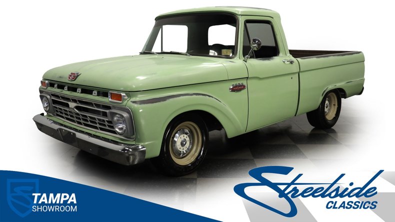 Ford-F-100-1966-Green-Patina-Black-6