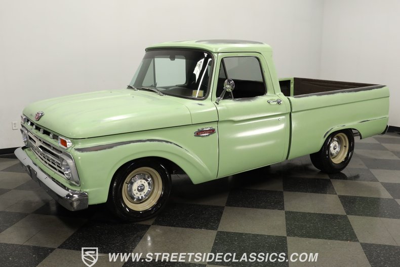 Ford-F-100-1966-Green-Patina-Black-9