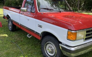 Ford-F-150-lariat-1989-Red-amp-White-Red