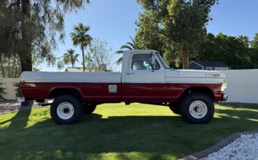 Ford-F-250-1971-Red-Black