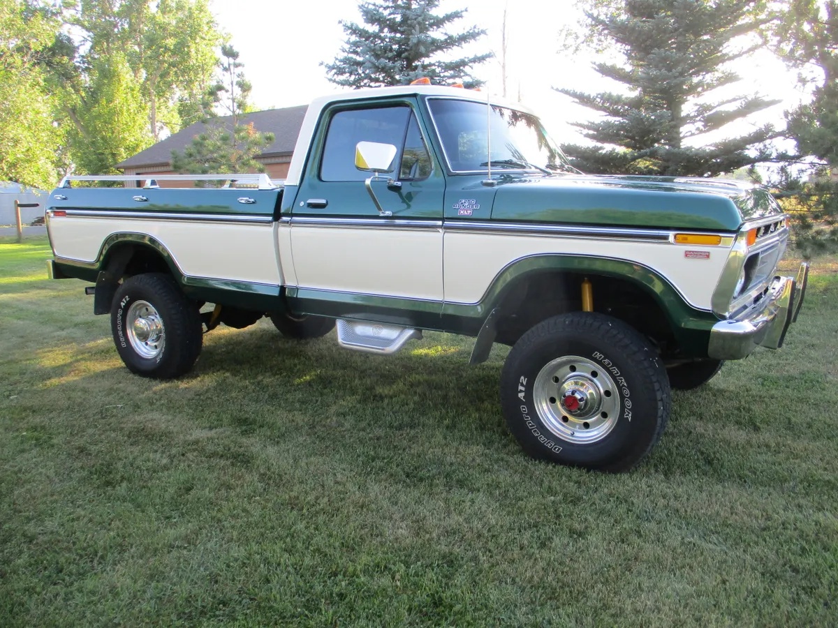 Ford-F-250-1977-Green-Green-7