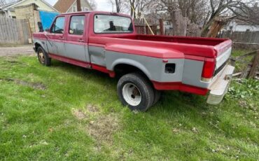 Ford-F-350-1994-Red-Gray-3