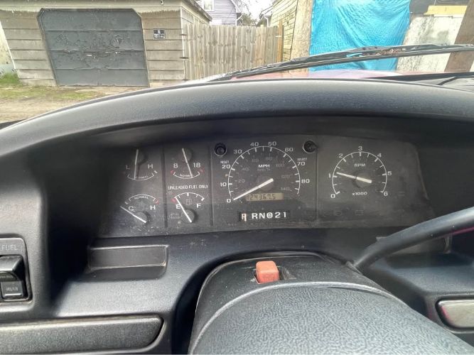 Ford-F-350-1994-Red-Gray-4