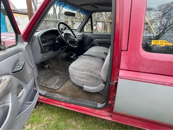 Ford-F-350-1994-Red-Gray-5