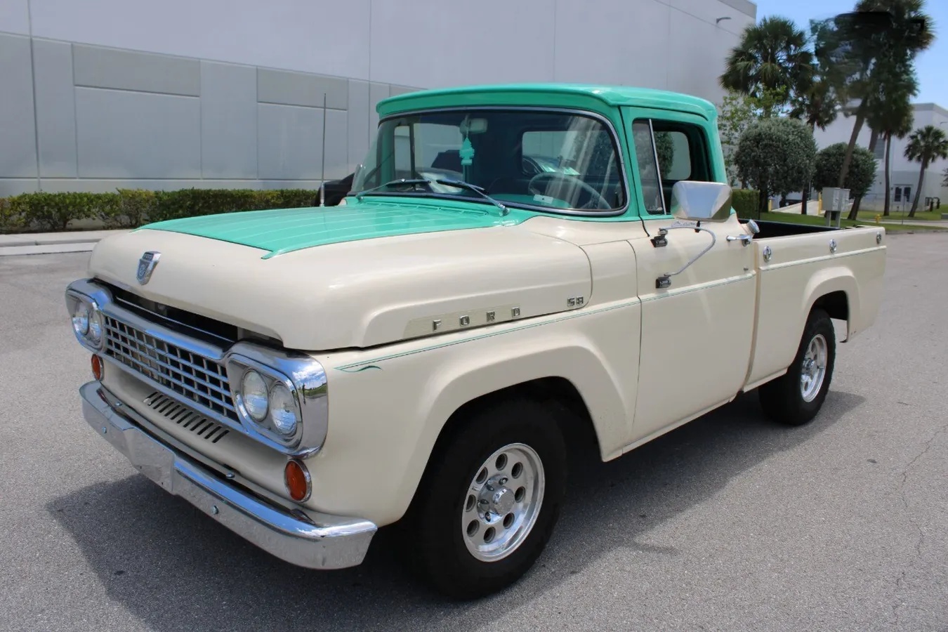 Ford-F-series-1958-Cream-And-Teal-Cream-And-Teal-9
