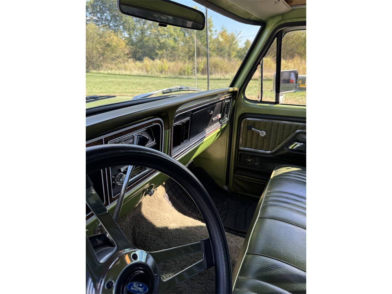 Ford-F100-1976-Medium-Glow-Green-Green-Vinyl-8