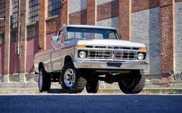 Ford-F250-1977-Silver-Metallic-Blue-Knit-Vinyl-8