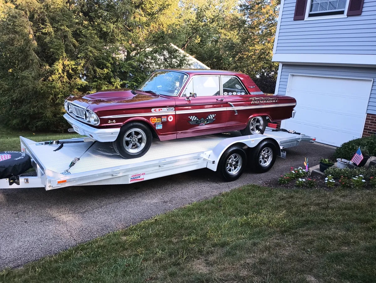 Ford-Fairlane-500-1964-Burgundy-Tan-13