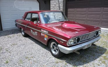 Ford-Fairlane-500-1964-Burgundy-Tan-16