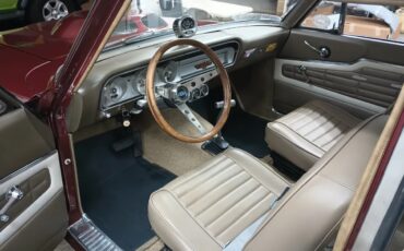 Ford-Fairlane-500-1964-Burgundy-Tan-8