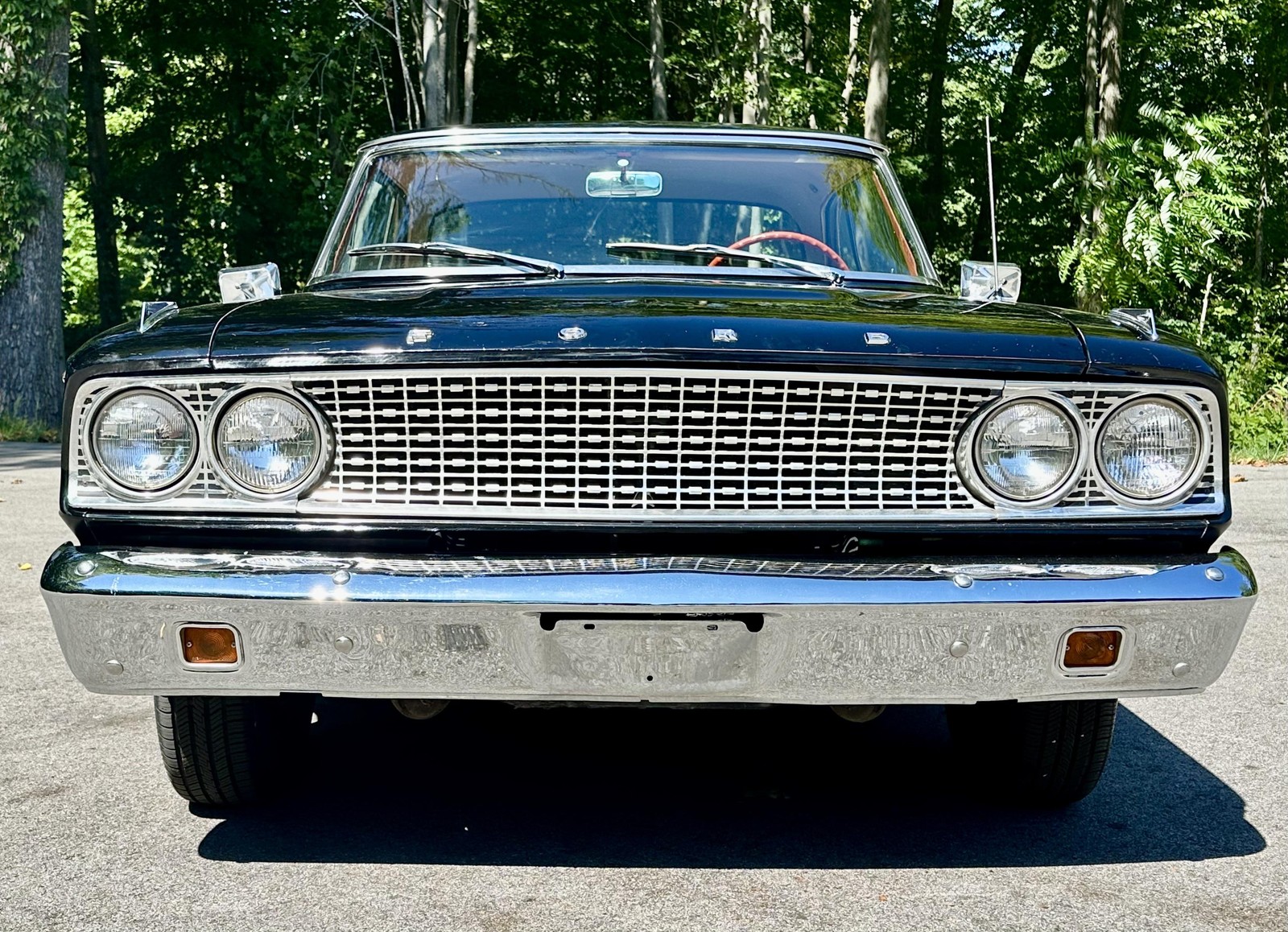 Ford-Fairlane-500-2dr-Hardtop-1963-MUST-SEE-ORIGINAL-BLACK-5