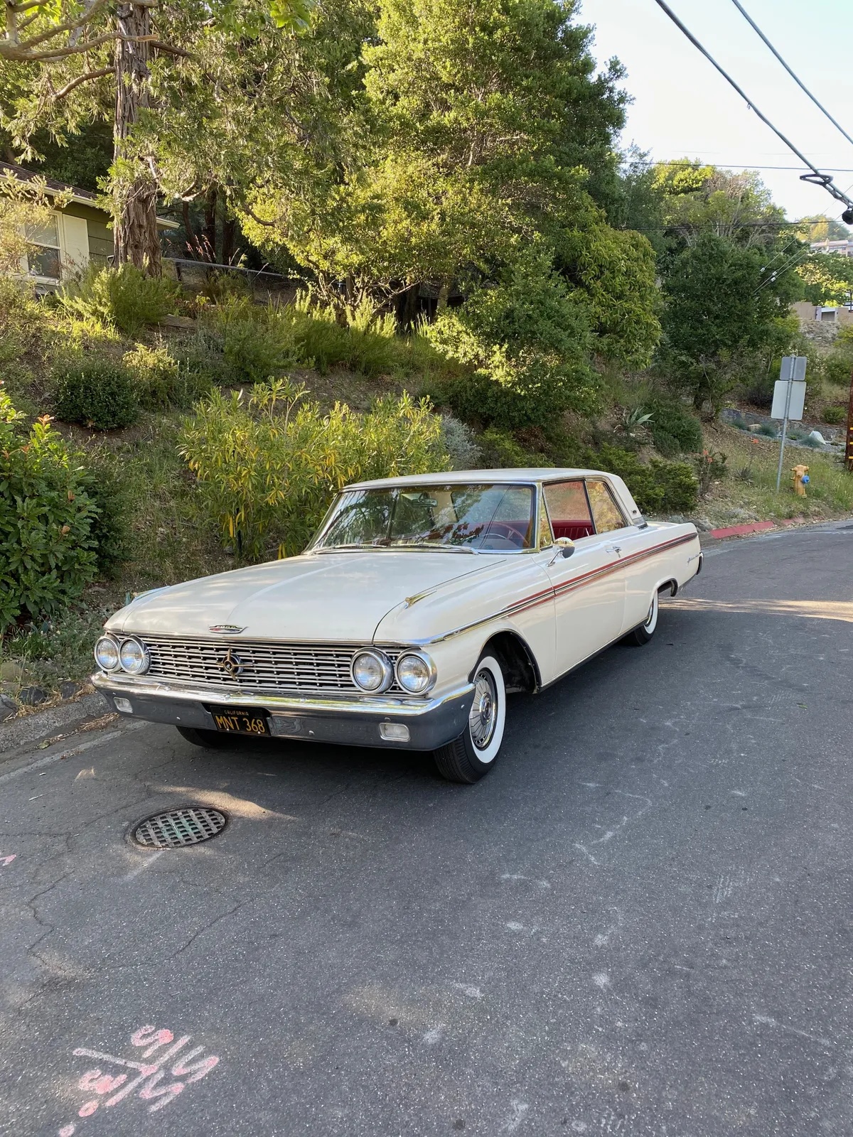 Ford-Galaxie-1962-Corinthian-White-Red-Crush-Vinyl-1