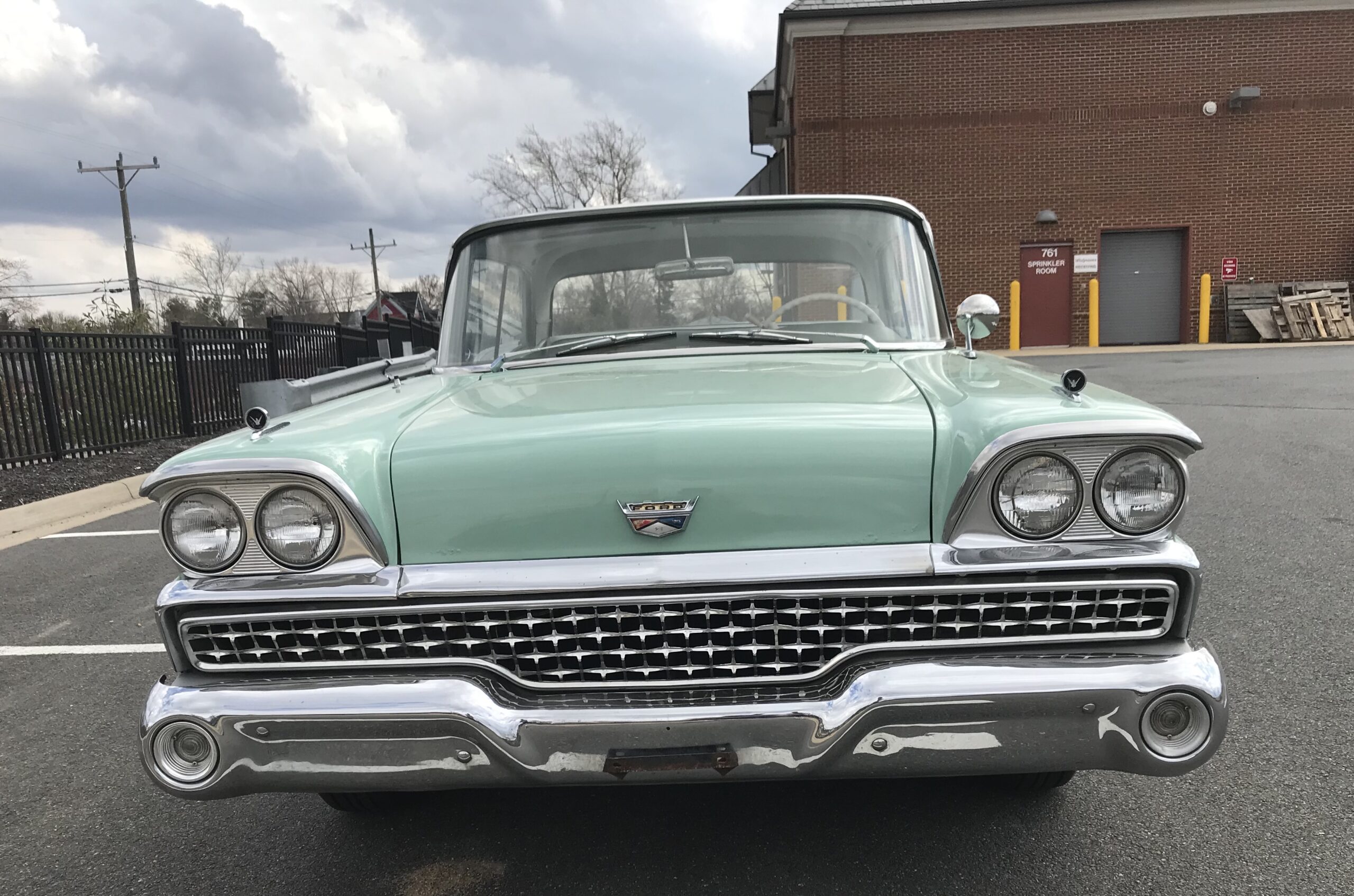 Ford-Galaxie-500-1959-Green-Green-11