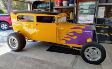 Ford-Model-a-1929-Yellow-Gray