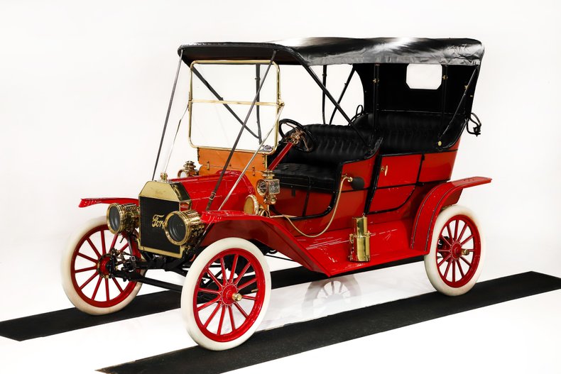 Ford-Model-t-1909-Red-Black-25