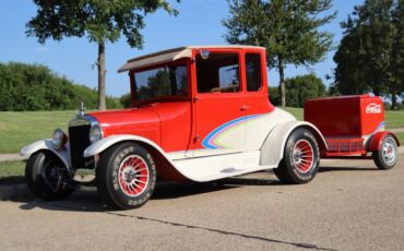 Ford-Model-t-1927-Red-Tan