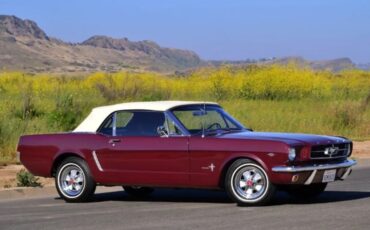 Ford-Mustang-1964-Maroon-Metalic-Black-Vinyl