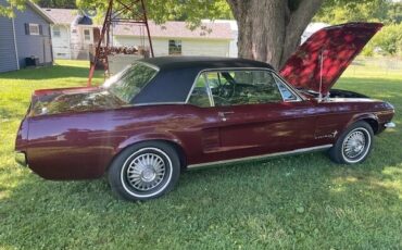 Ford-Mustang-1967-Burgandy-Red-Metallic-Black