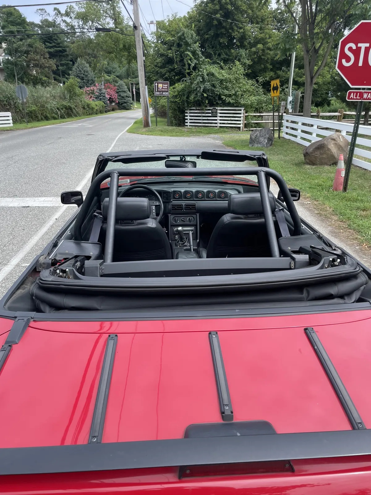 Ford-Mustang-1992-Cherry-Red-Black-1