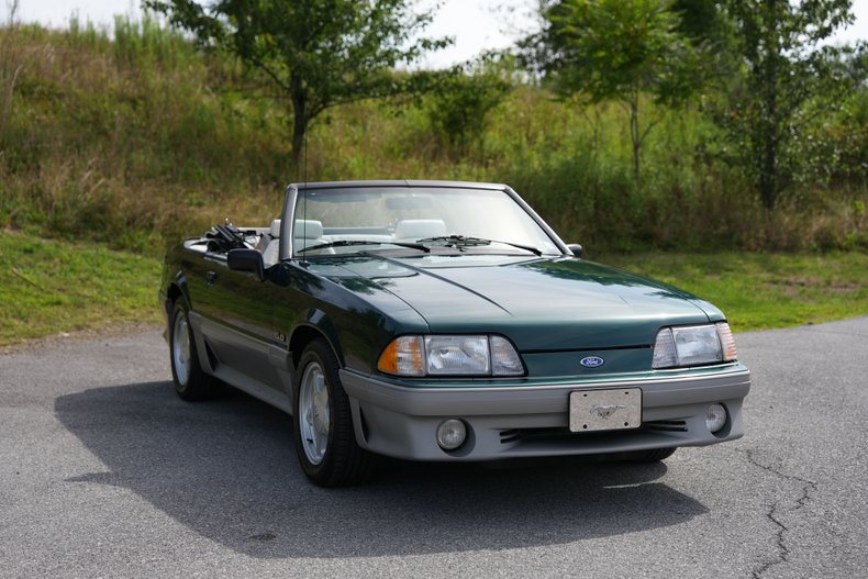 Ford-Mustang-1992-Emerrald-Green-Metal-White-3