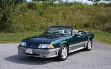 Ford-Mustang-1992-Emerrald-Green-Metal-White
