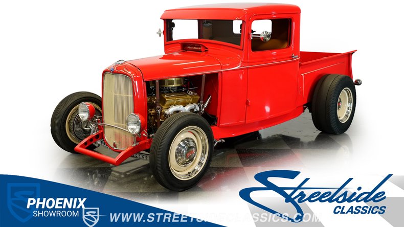 Ford-Pickup-1932-Red-Tan