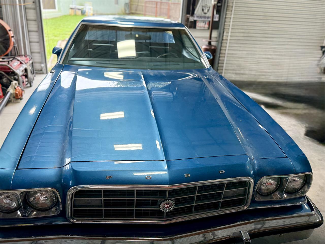Ford-Ranchero-1973-Blue-Blue-17