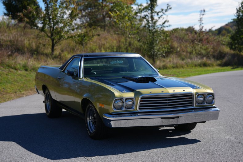 Ford-Ranchero-1973-Bright-Green-Gold-Green-13