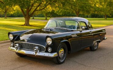 Ford-Thunderbird-1956-Black-Black-And-White-16