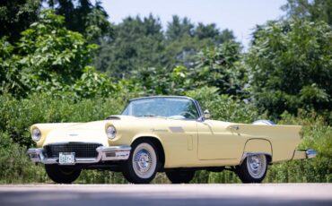 Ford-Thunderbird-1957-Pale-Yellow-White-1