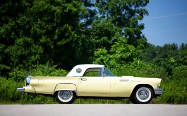 Ford-Thunderbird-1957-Pale-Yellow-White-8