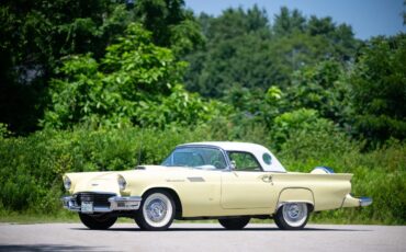 Ford-Thunderbird-1957-Pale-Yellow-White-9