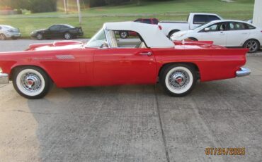 Ford-Thunderbird-1957-Red-White