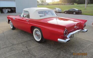 Ford-Thunderbird-1957-Red-White-6