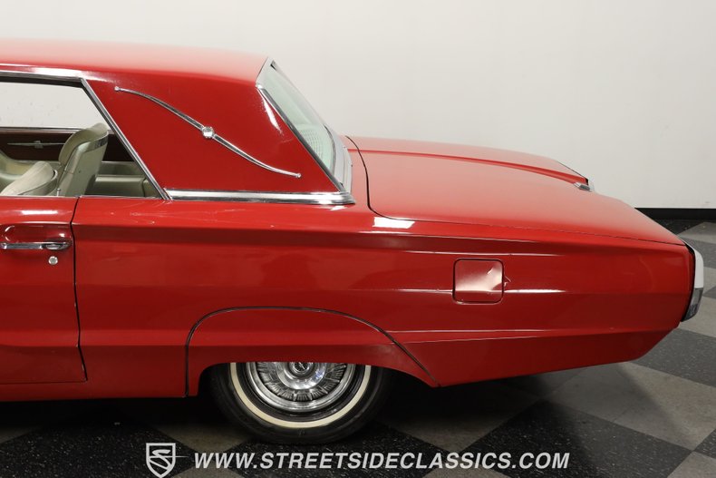 Ford-Thunderbird-1965-Vintage-Burgundy-White-1