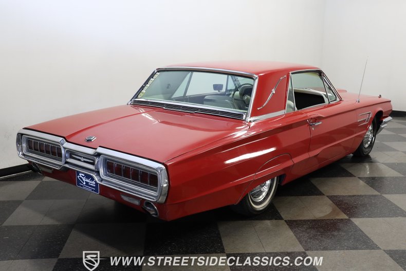 Ford-Thunderbird-1965-Vintage-Burgundy-White-12