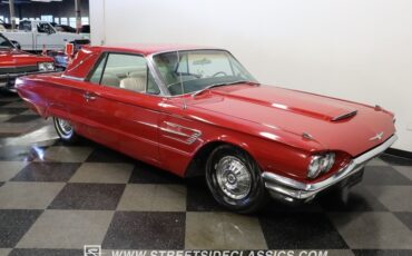 Ford-Thunderbird-1965-Vintage-Burgundy-White-15