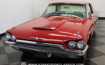 Ford-Thunderbird-1965-Vintage-Burgundy-White-22