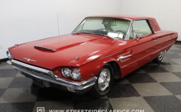Ford-Thunderbird-1965-Vintage-Burgundy-White-23