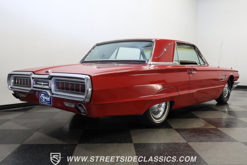 Ford-Thunderbird-1965-Vintage-Burgundy-White-27