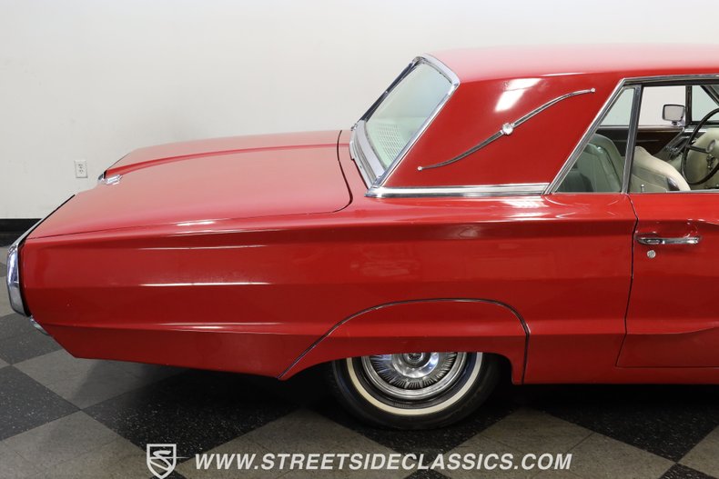 Ford-Thunderbird-1965-Vintage-Burgundy-White-29