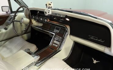 Ford-Thunderbird-1965-Vintage-Burgundy-White-42