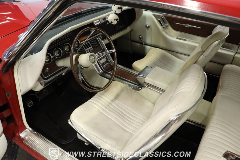 Ford-Thunderbird-1965-Vintage-Burgundy-White-6