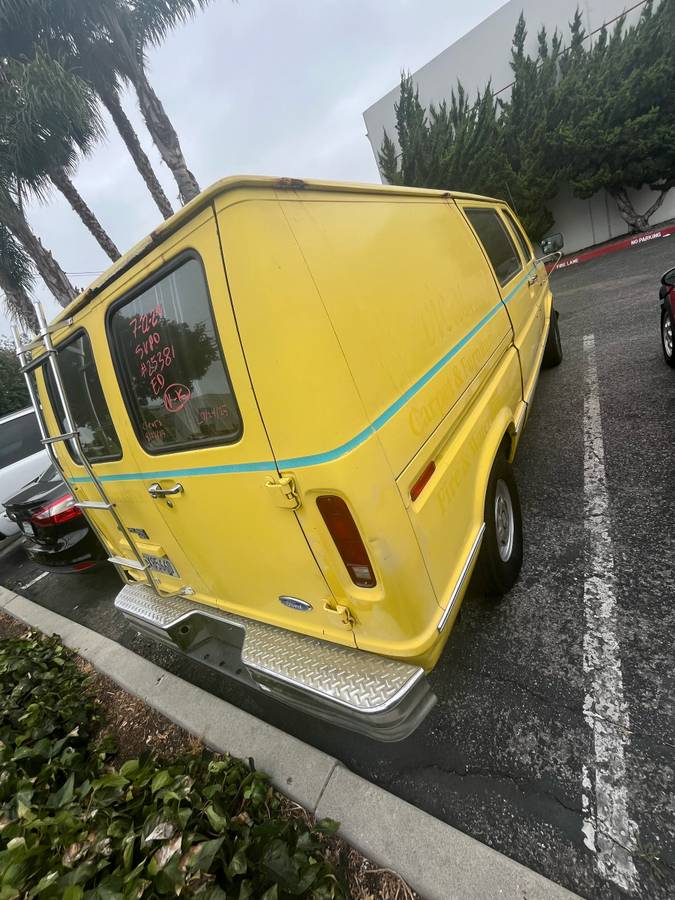 Ford-e-150-econoline-1991-yellow-2