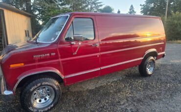 Ford-e150-cargo-van-1989-red