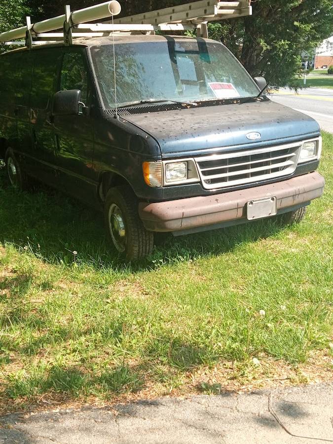 Ford-e250-econoline-van-1994-blue-1