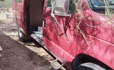 Ford-e350-extended-cargo-van-1995-red