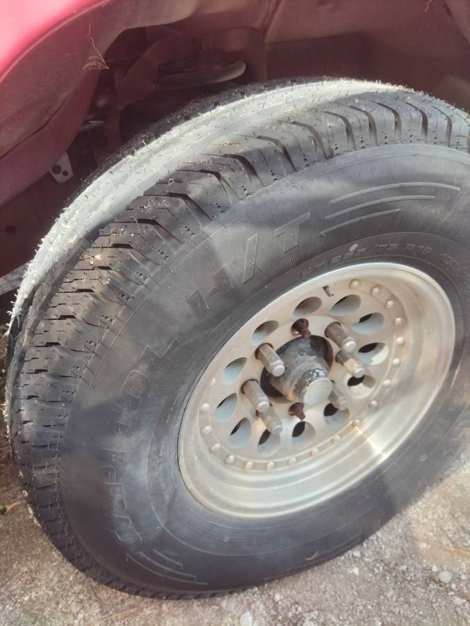 Ford-e350-extended-cargo-van-1995-red-4