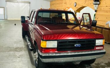 Ford-f-150-diesel-1988-red-1