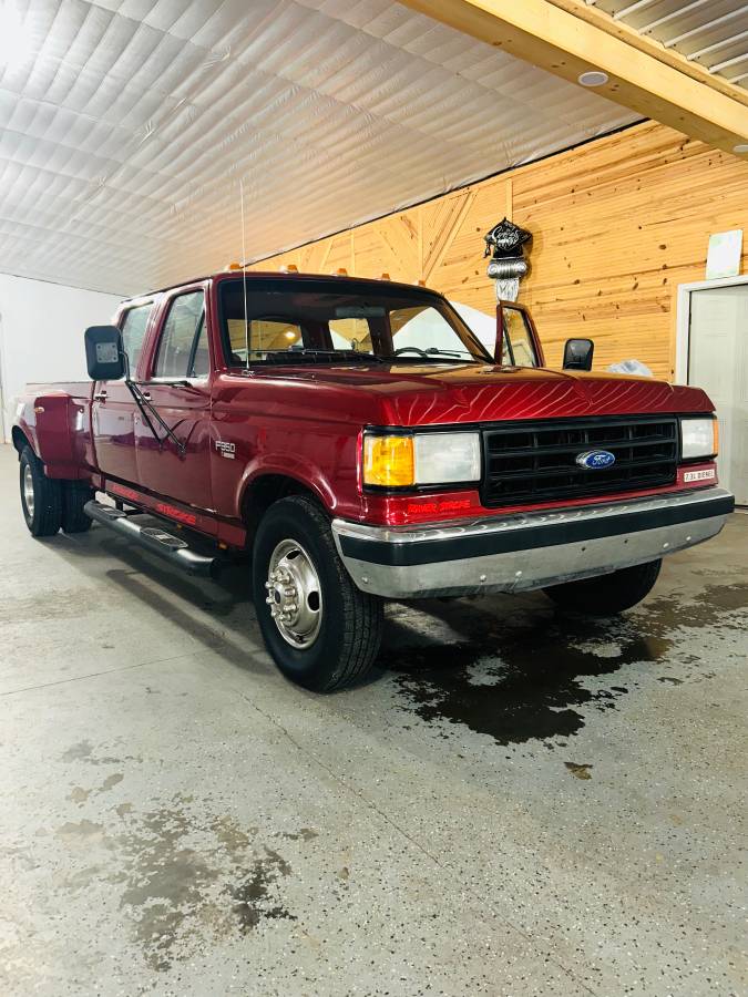 Ford-f-150-diesel-1988-red-2